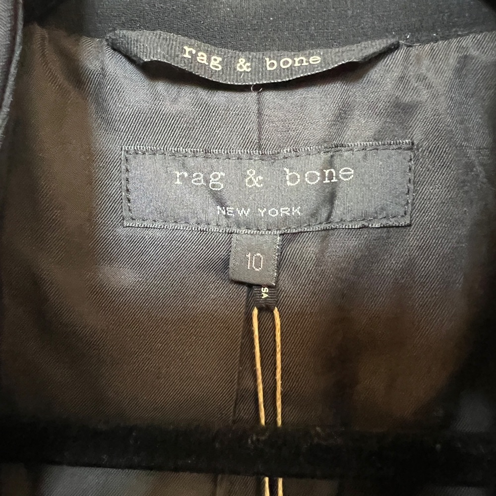 NWT Rag & Bone Black Roseburg Blazer - Picture 3 of 8